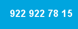 922 922 78 15